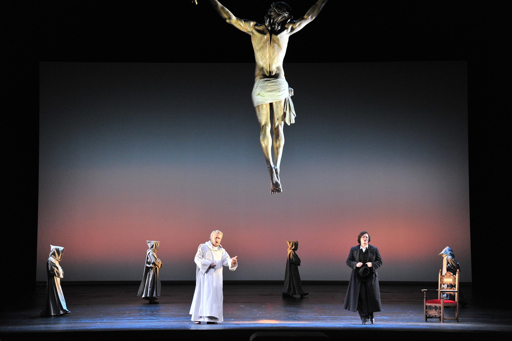 Un moment de l'òpera 'La forza del destino'.