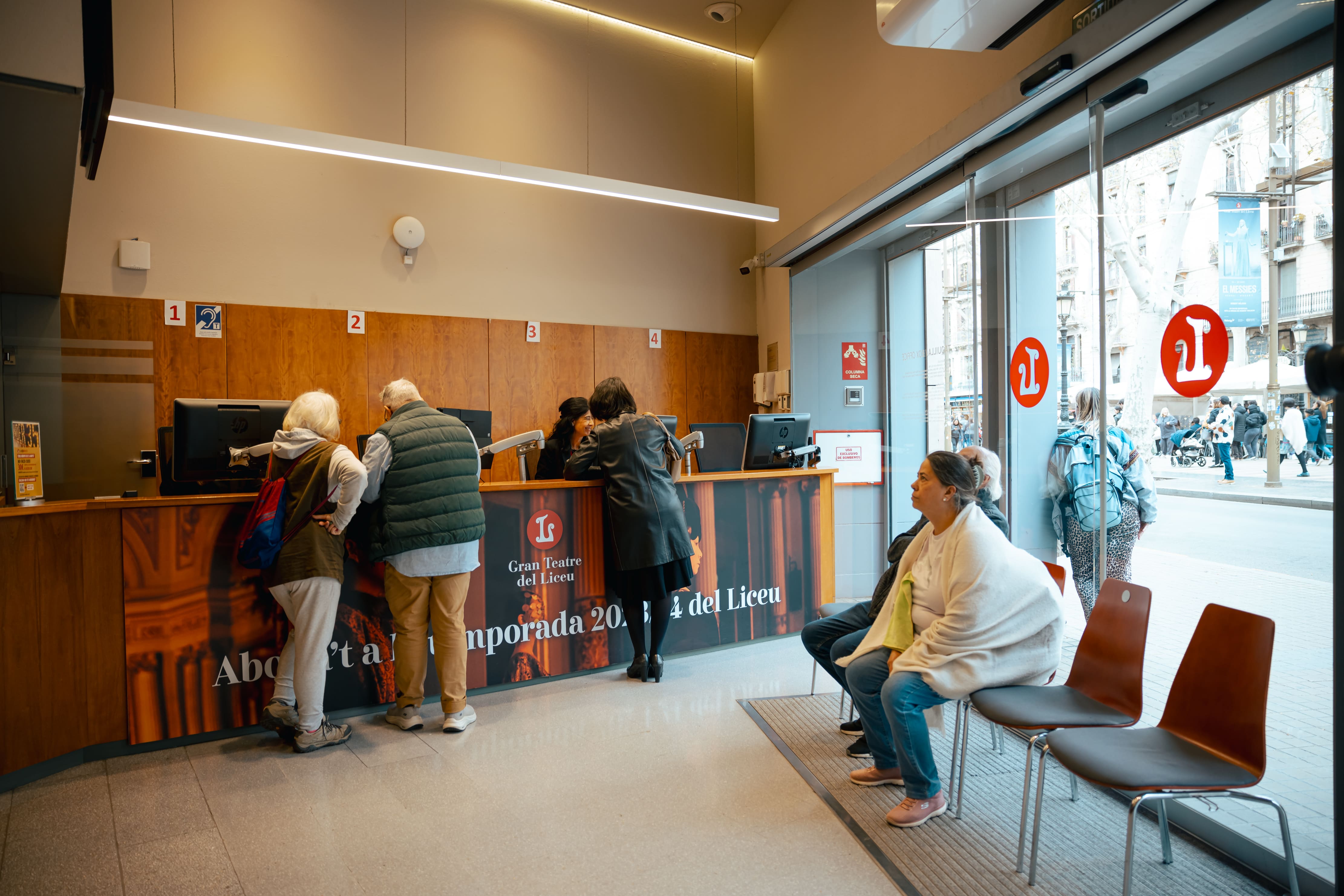 Taquilles accessibles del Gran Teatre el Liceu de Barcelona