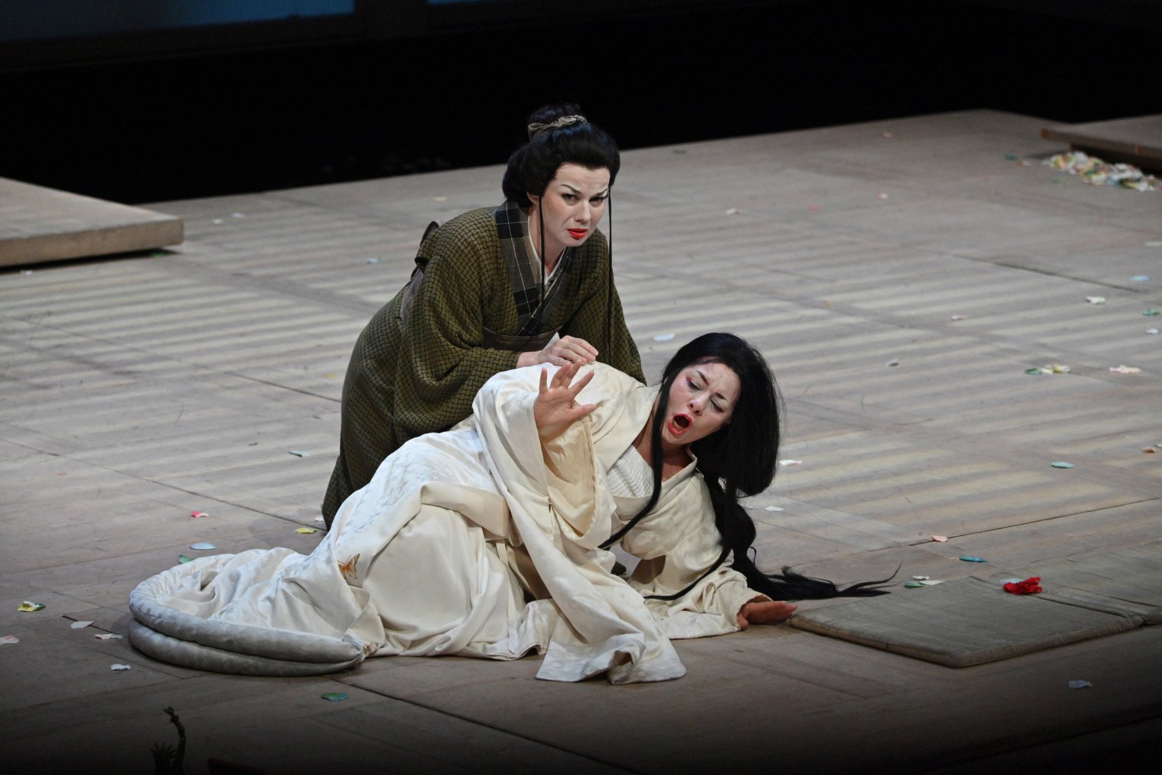 Un moment de l'òpera 'Madama Butterfly'  de Puccini al Gran Teatre del Liceu.