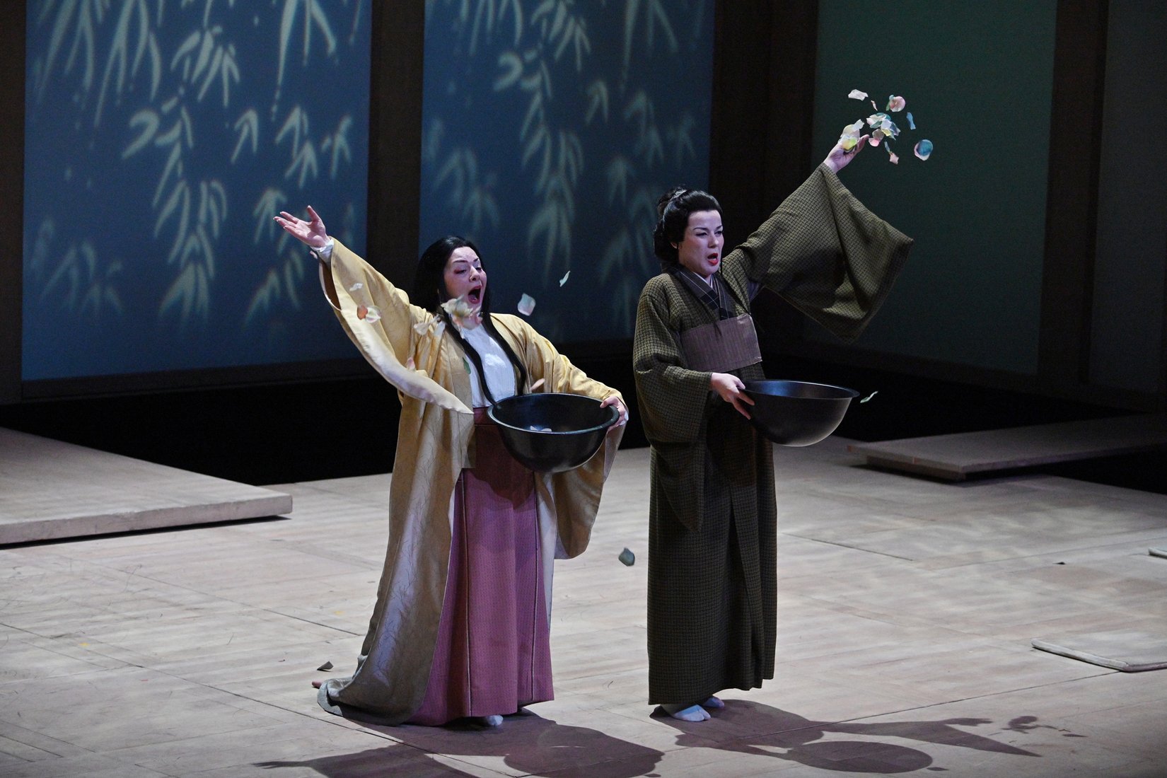 Un moment de l'òpera 'Madama Butterfly'  de Puccini al Gran Teatre del Liceu.