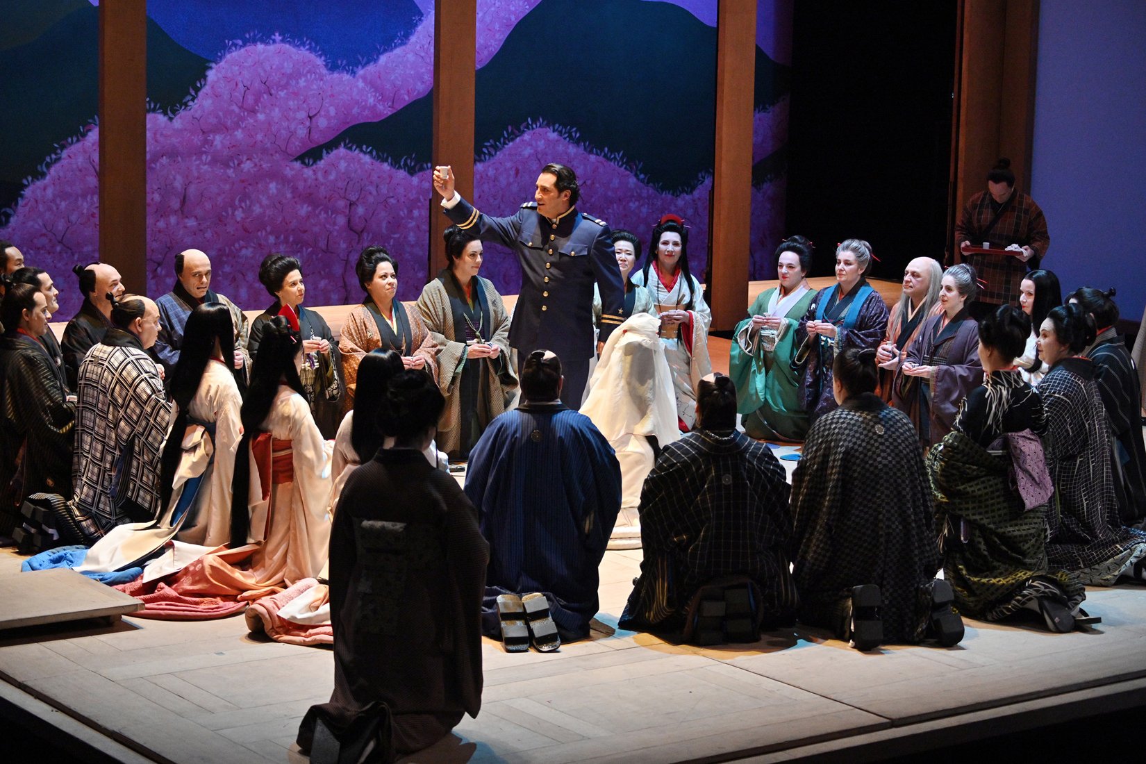 Un moment de l'òpera 'Madama Butterfly'  de Puccini al Gran Teatre del Liceu.