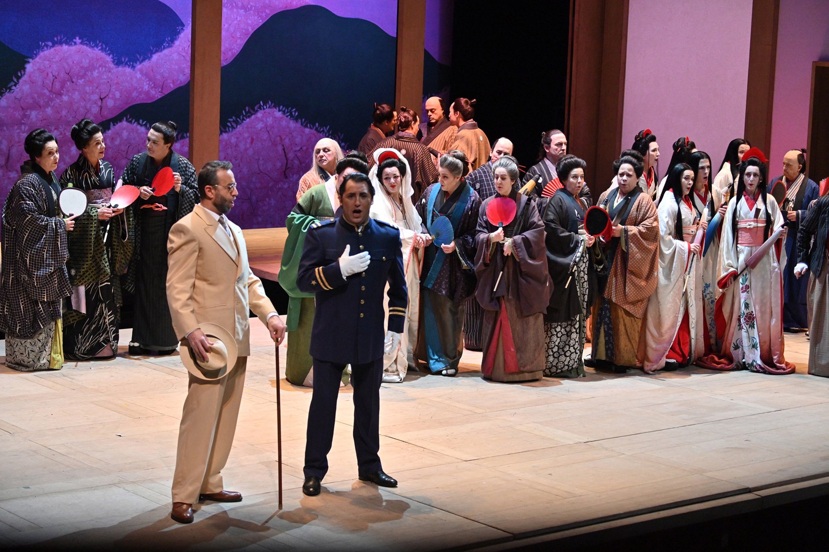 Un moment de l'òpera 'Madama Butterfly'  de Puccini al Gran Teatre del Liceu.