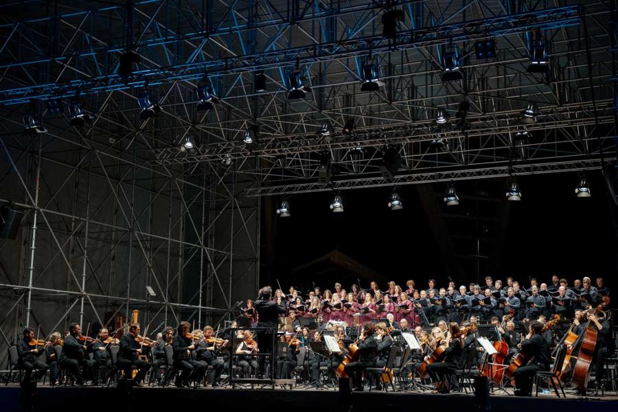 Concert de l'Orquestra i el Cor de Liceu a les festes de La Mercè (© Sergi Panizo)