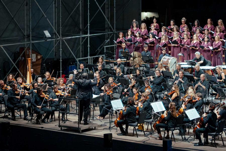 Concert de l'Orquestra i el Cor de Liceu a les festes de La Mercè (© Sergi Panizo)