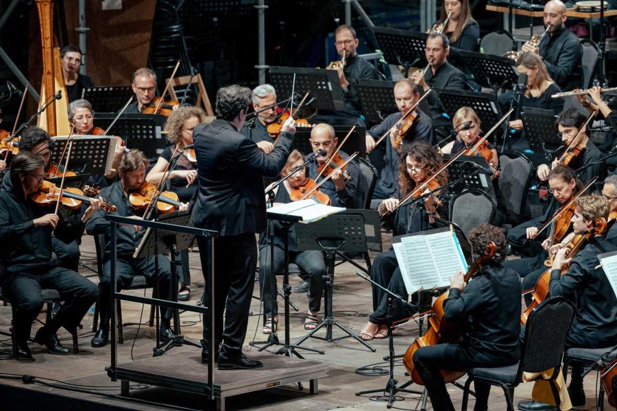 Concert de l'Orquestra i el Cor de Liceu a les festes de La Mercè (© Sergi Panizo)