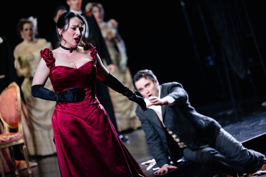 Ruth Iniesta i Xabier Anduaga a La traviata (© Sergi Panizo)