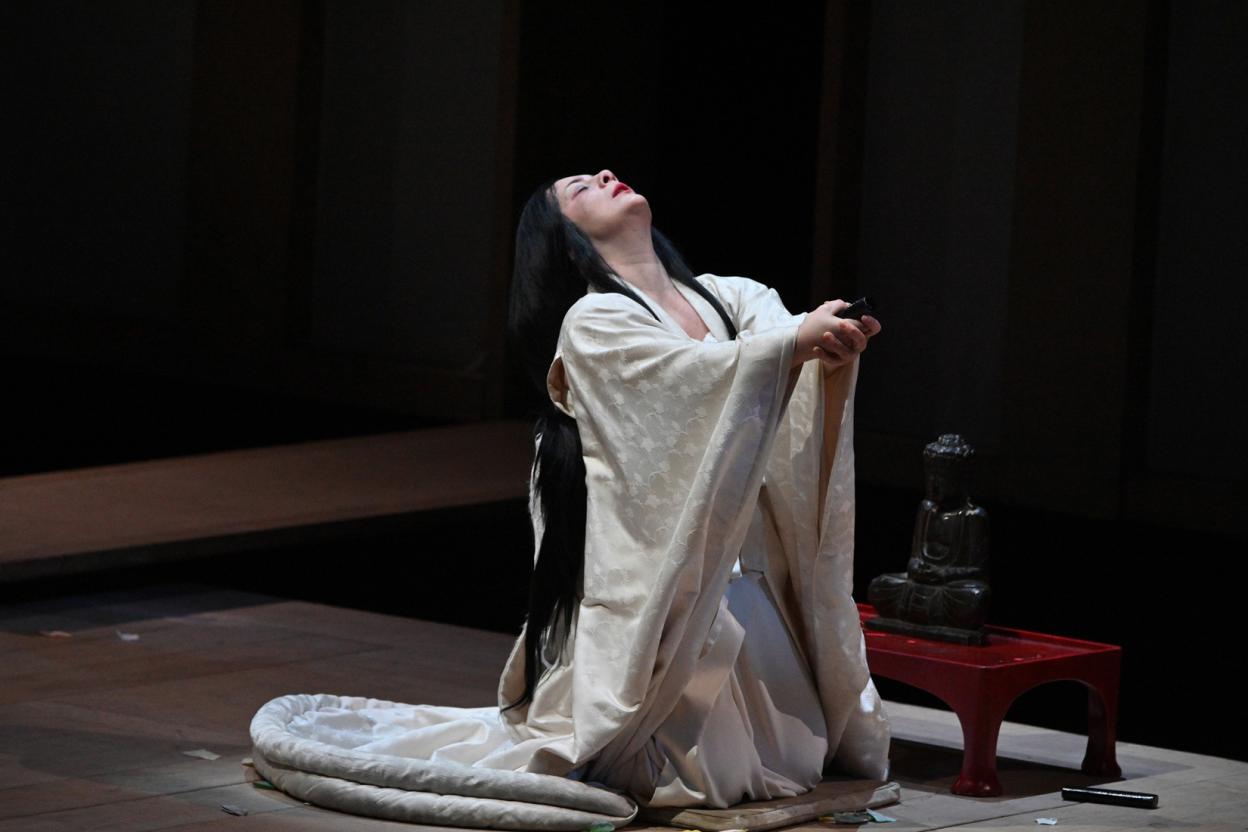 Un moment de l'òpera 'Madama Butterfly'  de Puccini al Gran Teatre del Liceu.