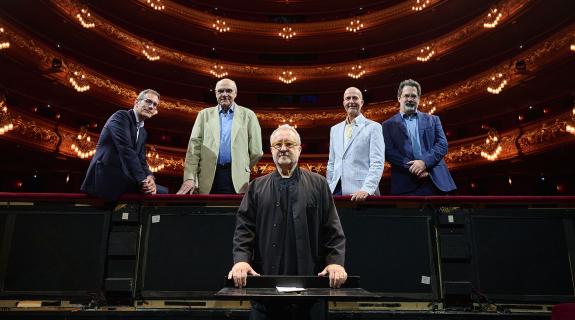 Roda de premsa de comiat de Josep Pons com a director musical del Liceu.