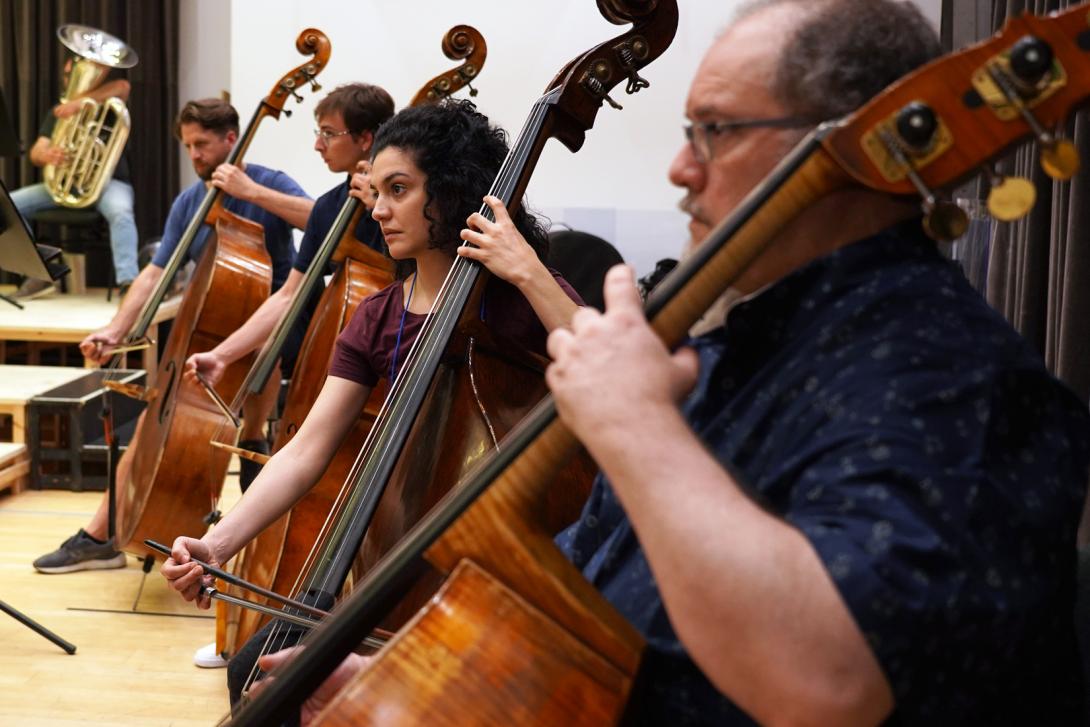 Assaig de l'Orquestra del Liceu.