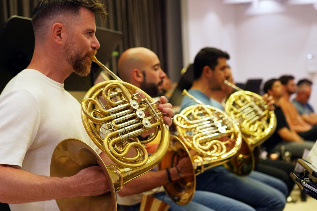 Assaig de l'Orquestra del Liceu.