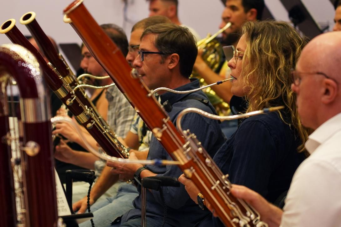 Assaig de l'Orquestra del Liceu.