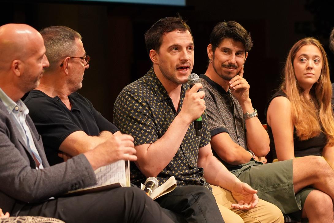 Andreu Gallén a la roda de premsa del projecte 'Òh!pera' al Liceu.