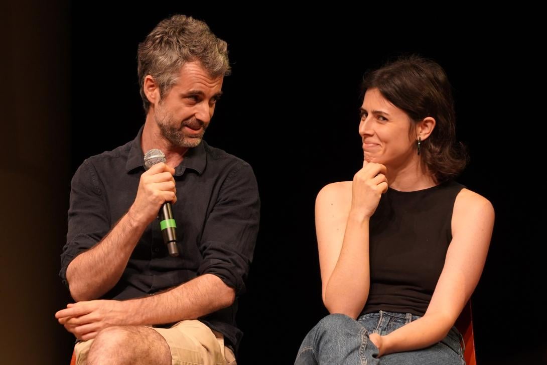 Carlos de Castellarnau i Cristina Cubells a la presentació del projecte 'Òh!pera'.