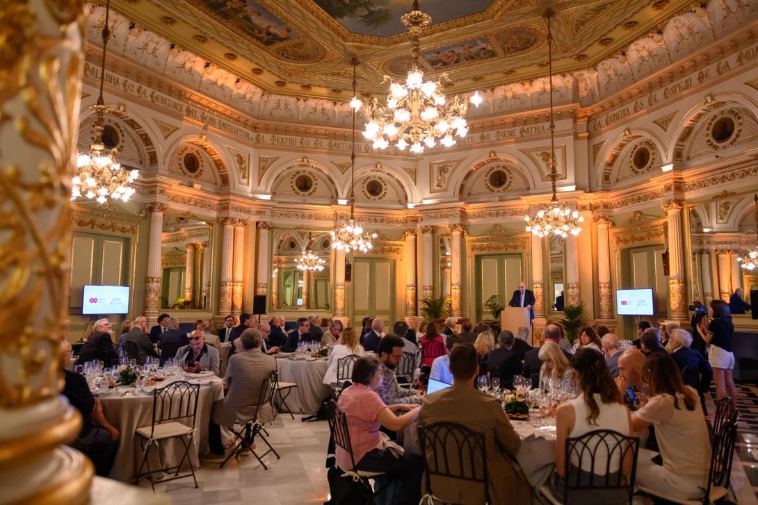 Acte d'entrega de les Medalles d'Or del Liceu (© Antoni Bofill)