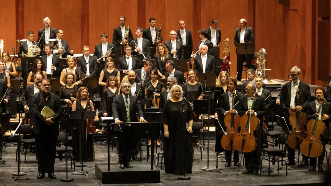 L'Orquestra del Liceu a l'Ópera de la Bastilla (© Elisa Haberer)