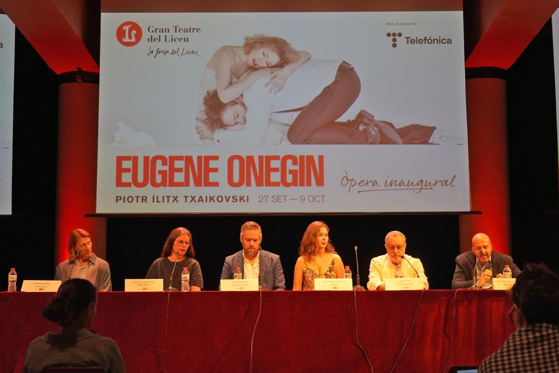 Roda de premsa d''Eugene Onegin'.