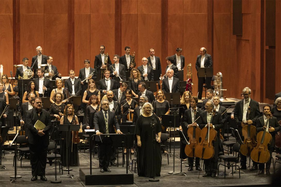 L'Orquestra del Liceu a l'Ópera de la Bastilla (© Elisa Haberer)