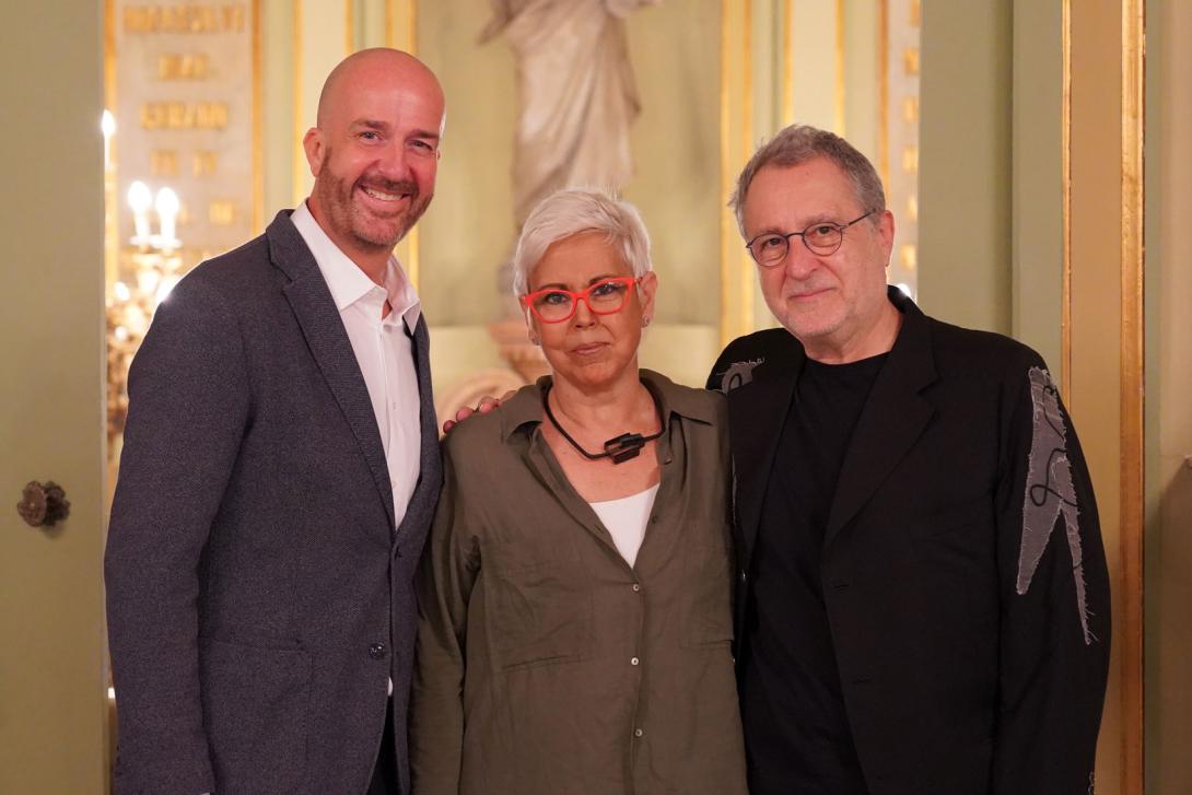 Víctor Garcia de Gomar, Alicia Torra de Larrocha i Josep Pons.